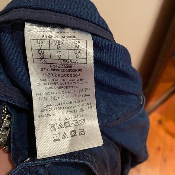 GUESS Light-Weight Denim Jumpsuit / Overalls - Picture 9 of 12